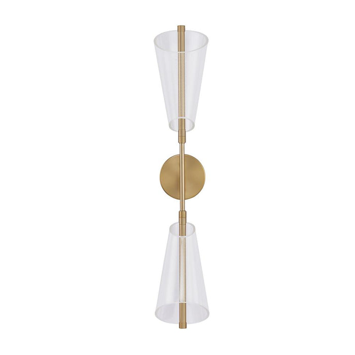 Mulberry 29-in Brushed Gold/light Guide Led Wall Sconce | WS62629-BG/LG
