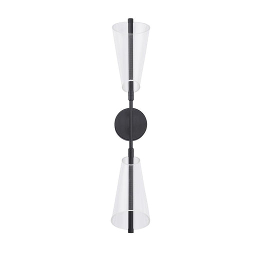 Mulberry 29-in Black/light Guide Led Wall Sconce | WS62629-BK/LG