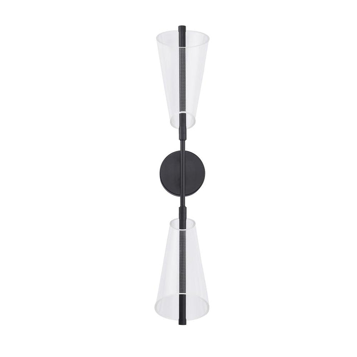 Mulberry 29-in Black/light Guide Led Wall Sconce | WS62629-BK/LG