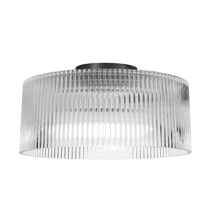 1 Lightt Flush Mount, Mb W/ Fl Glass | NAD-123FH-MB-FL