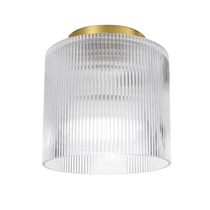 1 Lightt Flush Mount, Agb W/ Fl Glass | NAD-71FH-AGB-FL