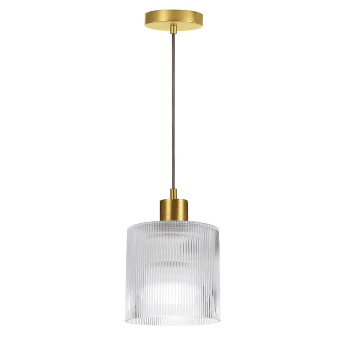 1 Lightt Pendant, Agb W/ Fl Glass | NAD-71P-AGB-FL