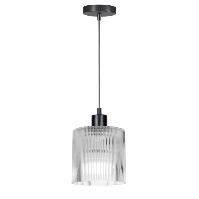 1 Lightt Pendant, Mb W/ Fl Glass | NAD-71P-MB-FL