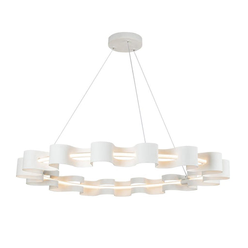 Nami 32-in Antique White Led Chandelier | CH18035-AW