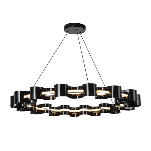 Nami 32-in Gloss Black Led Chandelier | CH18035-GBK