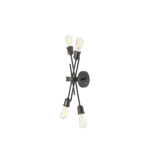  4 Light  Wall Sconce, Espresso Finish | NEB-194W-ES