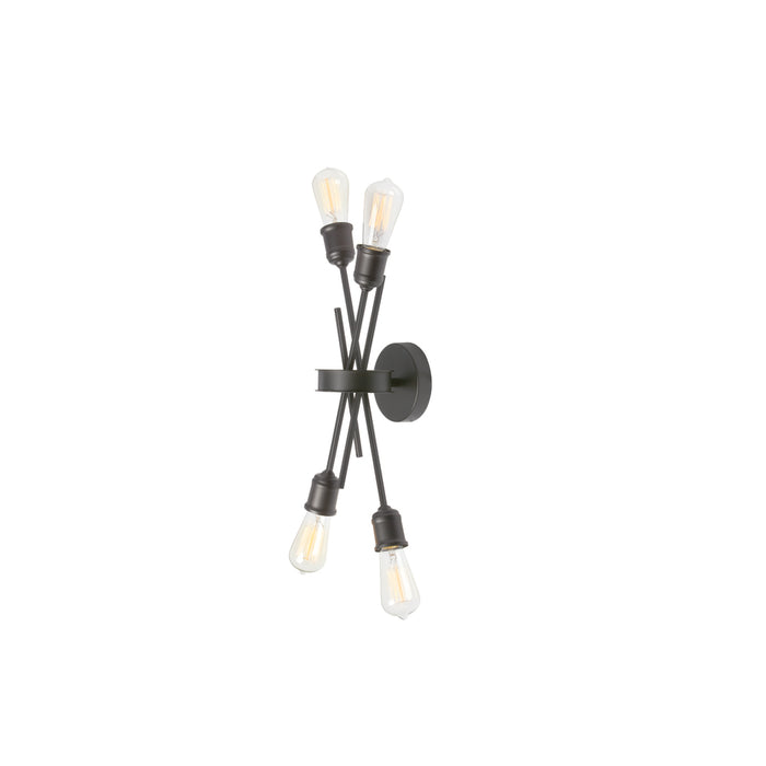  4 Light  Wall Sconce, Espresso Finish | NEB-194W-ES