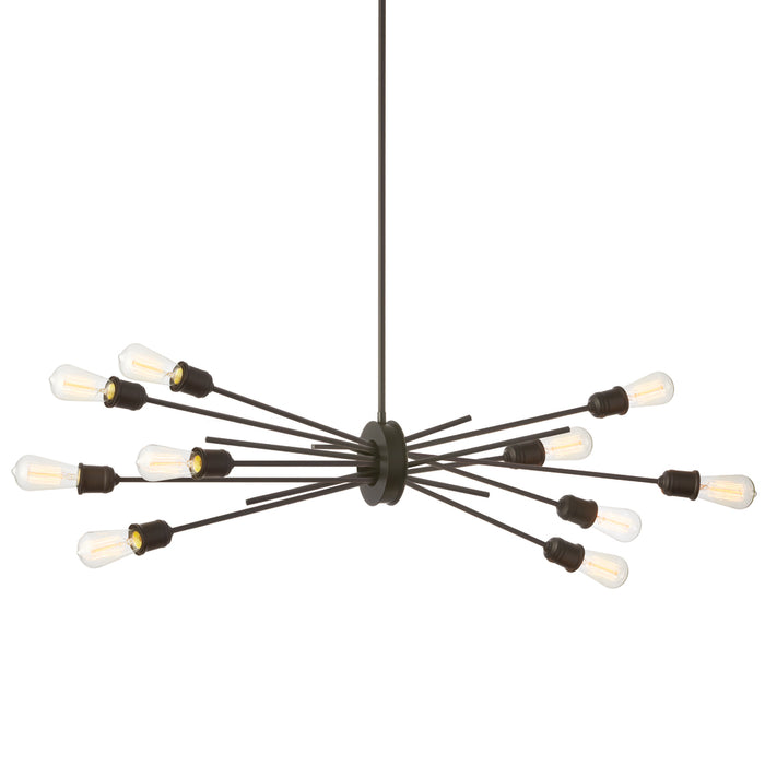  10 Light  Horizontal Pendant, Espresso Finish | NEB-3910HP-ES