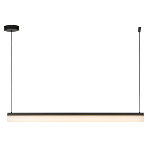 Nio 45-in Black Dimmable Led Linear Pendant | LP13645-BK