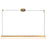 Nio 45-in Brass Dimmable Led Linear Pendant | LP13645-VB