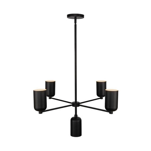 Nola 31-in Black 5 Lights Chandelier | CH57731-BK