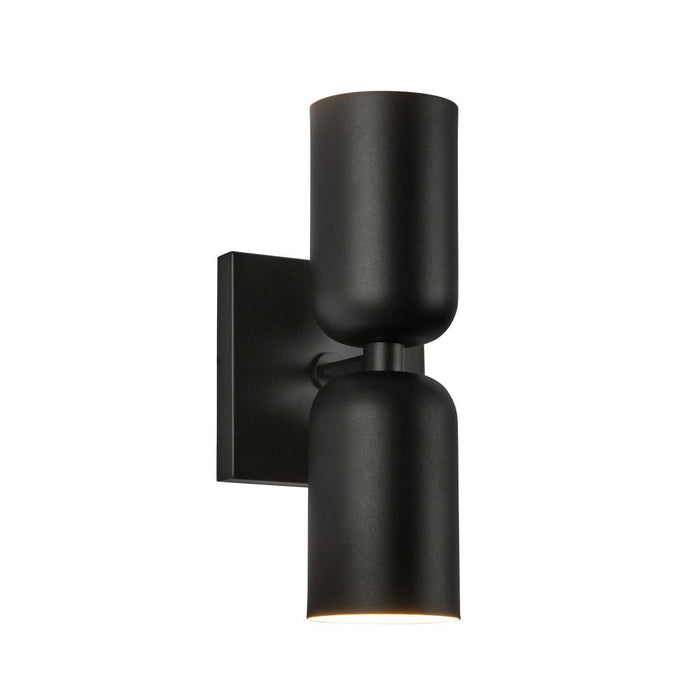 Nola 12-in Black 2 Lights Wall Sconce | WS57712-BK