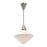 Nora 14-in Brushed Nickel/opal Matte Glass 1 Light Pendant | PD537714BNOP