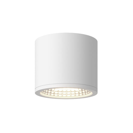 Nordic 4-in (5-in Dia.) White Led Exterior Ceiling | EC265104-WH