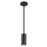 Nordic 5-in (2-in Dia.) Black Led Exterior Pendant | EP262106-BK