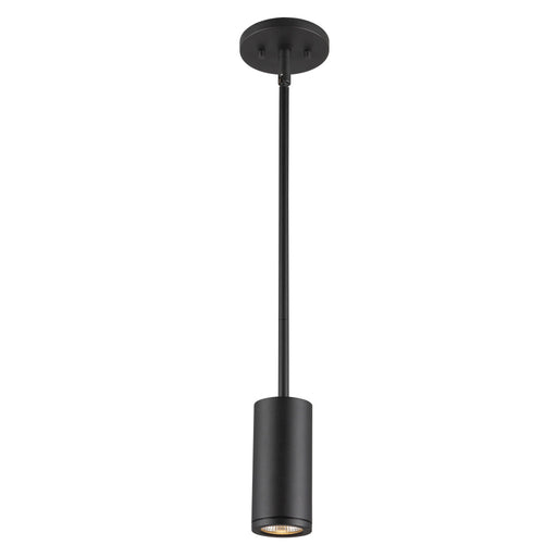 Nordic 5-in (2-in Dia.) Black Led Exterior Pendant | EP262106-BK