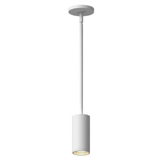 Nordic 5-in (2-in Dia.) White Led Exterior Pendant | EP262106-WH