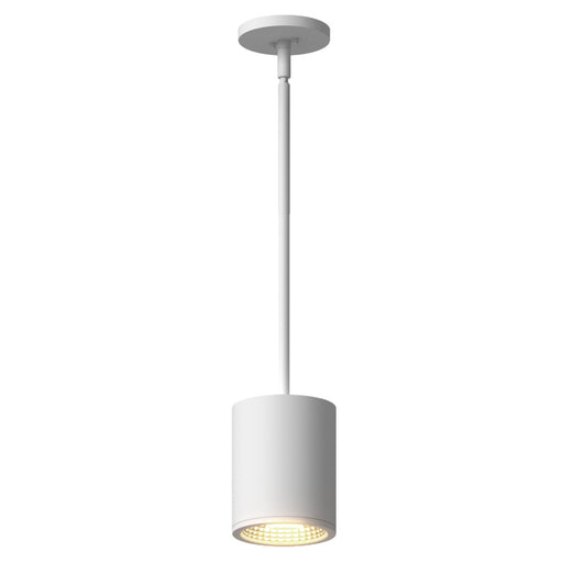 Nordic 6-in (5-in Dia.) White Led Exterior Pendant | EP265106-WH