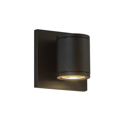 Nordic 4-in (2-in Dia.) Black Led Exterior Wall | EW262103-BK