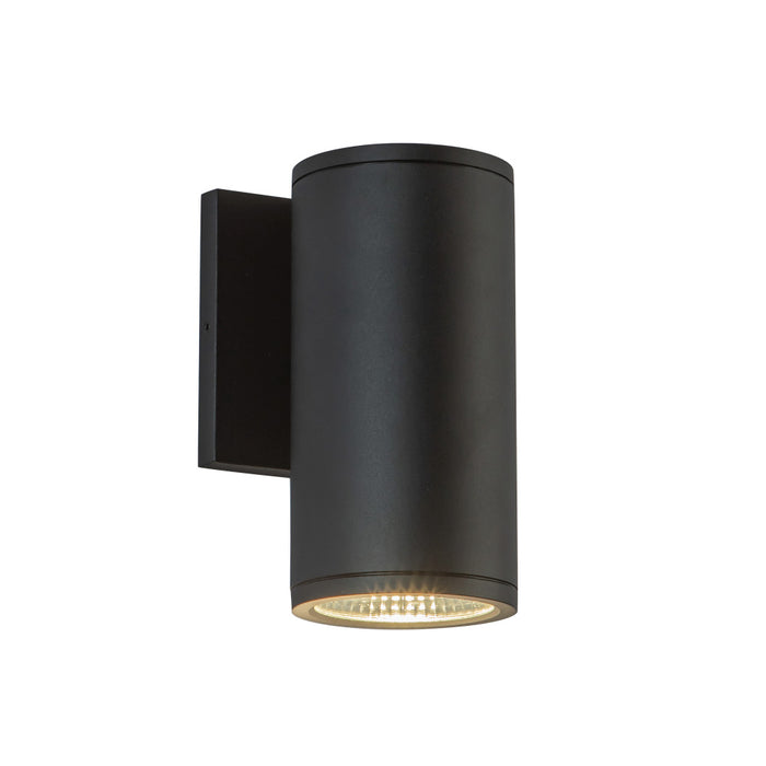 Nordic 7-in (3-in Dia.) Black Led Exterior Wall | EW264107-BK