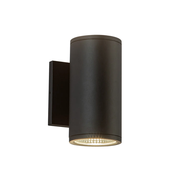 Nordic 7-in (3-in Dia.) Black Led Exterior Wall | EW264207-BK