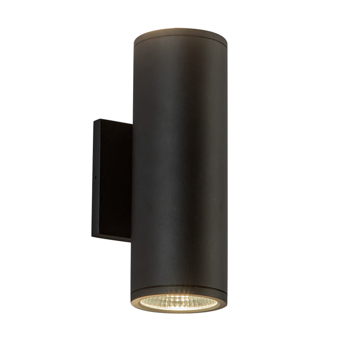 Nordic 10-in (3-in Dia.) Black Led Exterior Wall | EW264210-BK