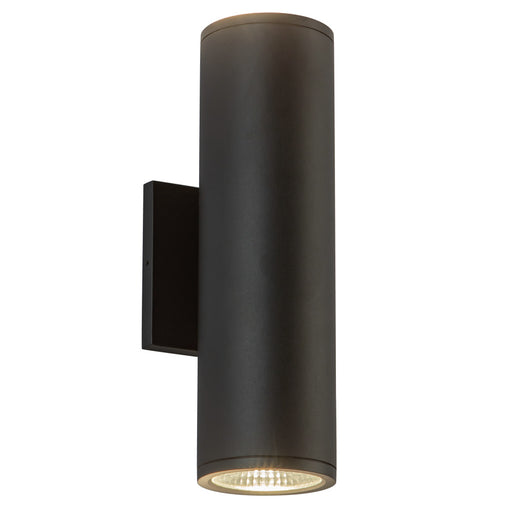 Nordic 12-in (3-in Dia.) Black Led Exterior Wall | EW264212-BK
