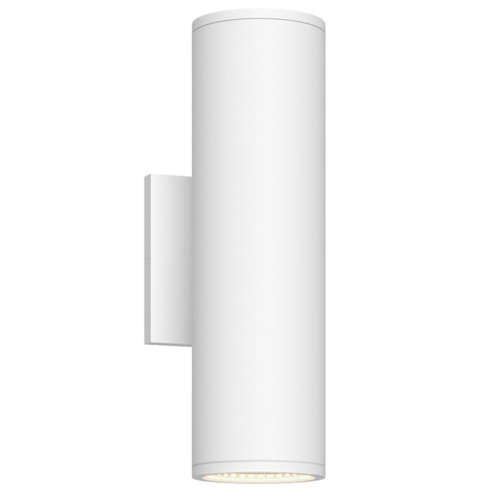 Nordic 12-in (3-in Dia.) White Led Exterior Wall | EW264212-WH