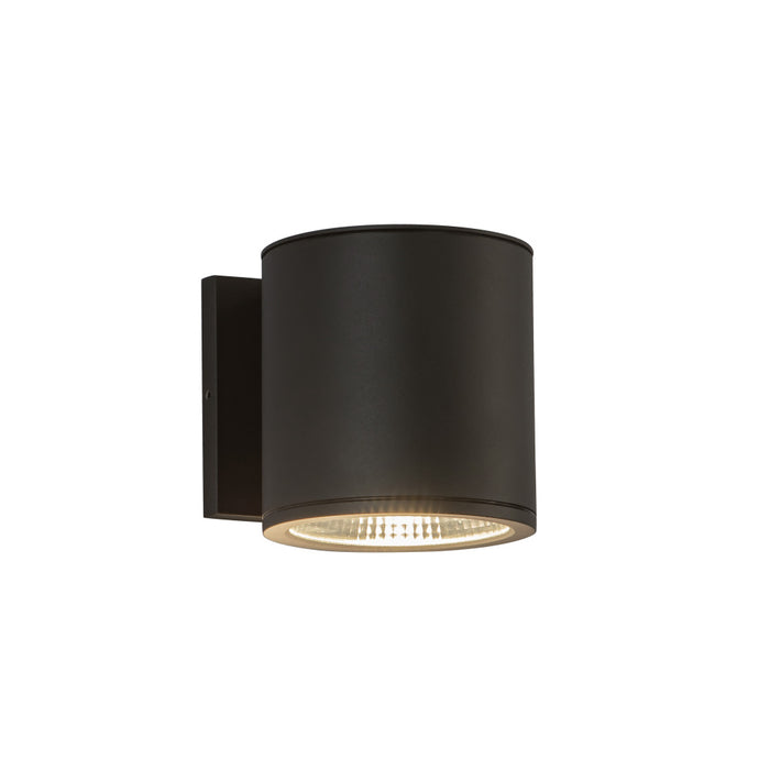 Nordic 5-in (5-in Dia.) Black Led Exterior Wall | EW265105-BK