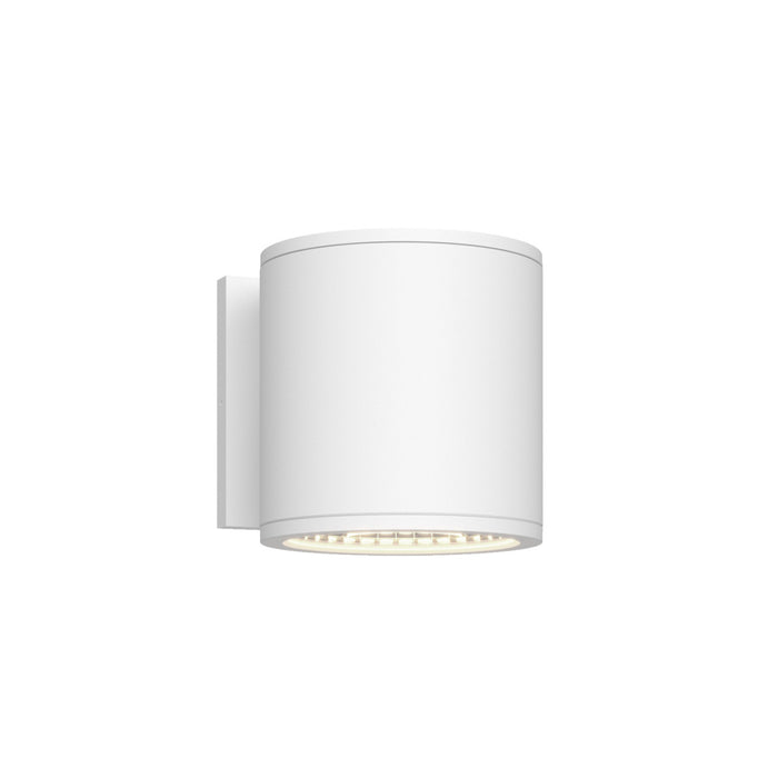 Nordic 5-in (5-in Dia.) White Led Exterior Wall | EW265105-WH