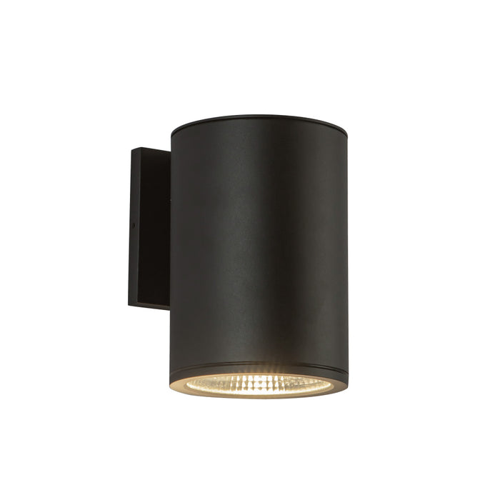 Nordic 7-in (5-in Dia.) Black Led Exterior Wall | EW265107-BK