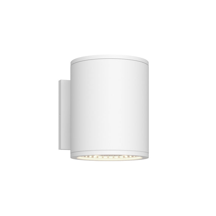Nordic 6-in (5-in Dia.) White Led Exterior Wall | EW265206-WH