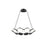 Novel 25-in Black Led Chandeliers | CH72225-BK