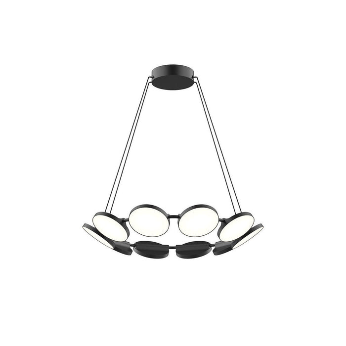 Novel 25-in Black Led Chandeliers | CH72225-BK