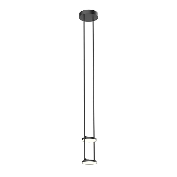 Novel 8-in Black Led Pendant | PD72208-BK