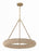 Crystorama Oakley 6 Light Soft Gold Chandelier