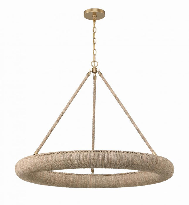 Crystorama Oakley 8 Light Soft Gold Chandelier