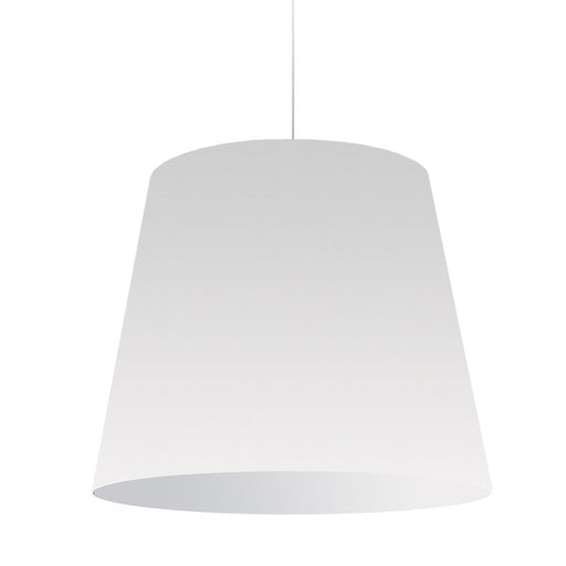 1lt Oversized Drum Pendant Large Wht Shade | OD-L-790