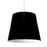 1lt Oversized Drum Pendant Large Black Shade | OD-L-797