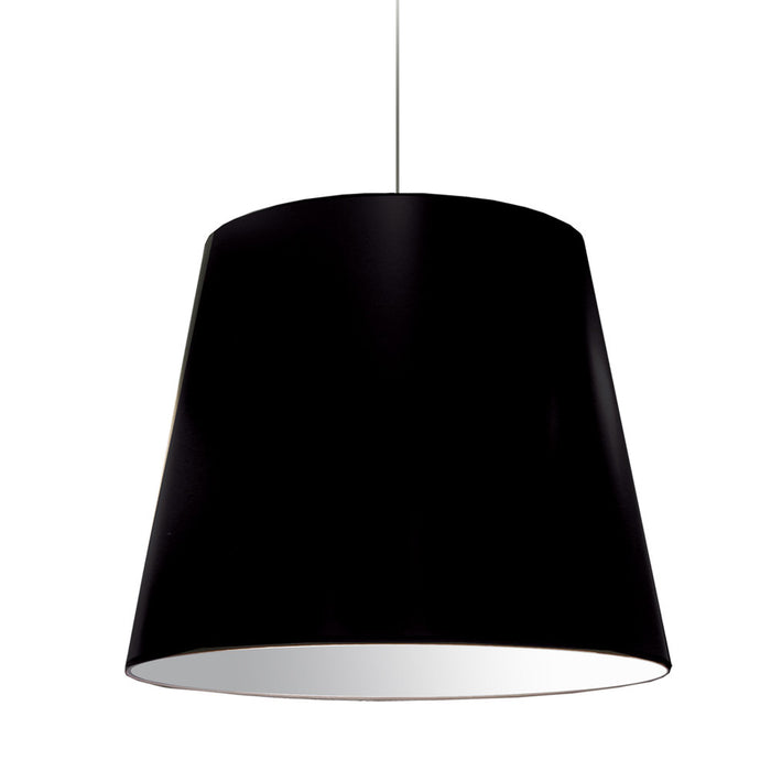 1lt Oversized Drum Pendant Large Black Shade | OD-L-797