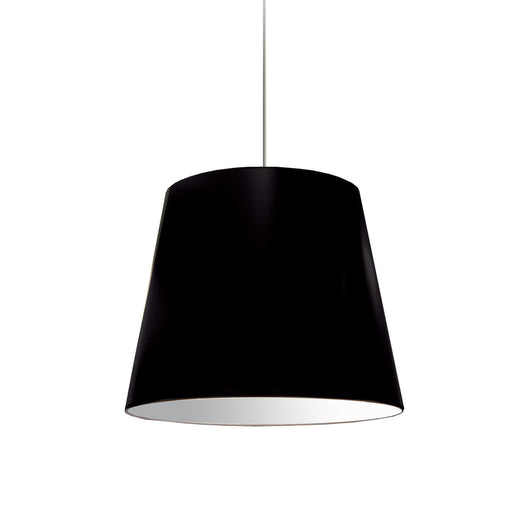 1lt Oversized Drum Pendant Medium Black Shade | OD-M-797