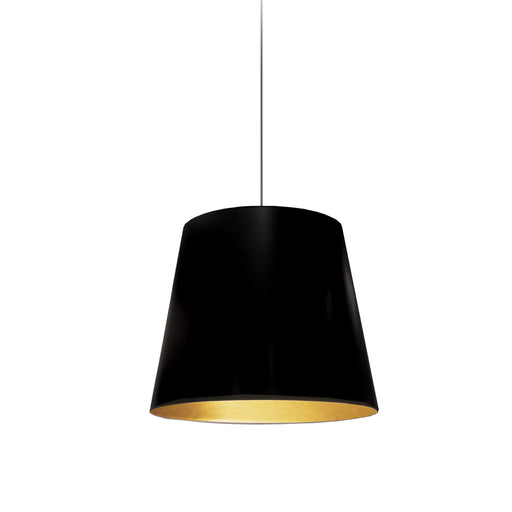 1lt Oversized Drum Pendant, Small - Blk/gld | OD-S-698