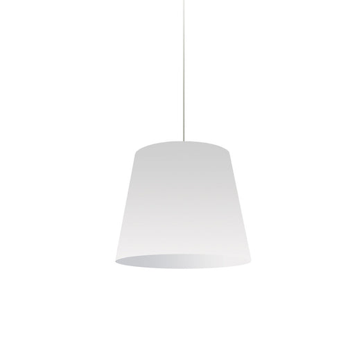 1lt Oversized Drum Pendant Small Wht Shade | OD-S-790