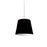 1lt Oversized Drum Pendant Small Black Shade | OD-S-797