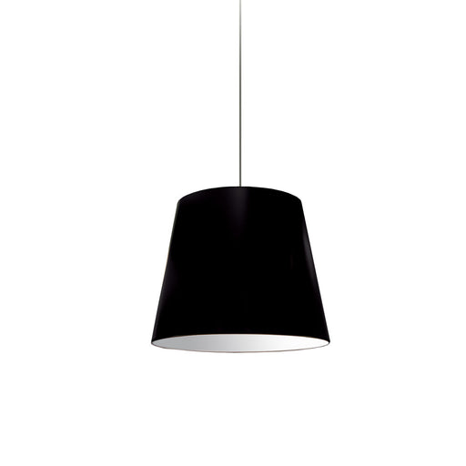 1lt Oversized Drum Pendant Small Black Shade | OD-S-797