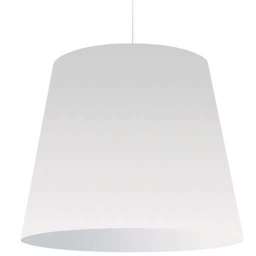 1lt Oversized Drum Pendant X-large White Shade | OD-XL-790