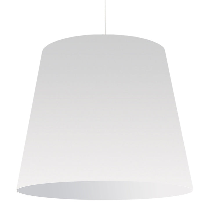 1lt Oversized Drum Pendant X-large White Shade | OD-XL-790