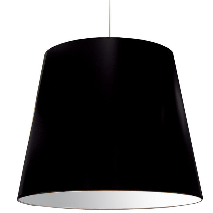 1lt Oversized Drum Pendant X-large - Black Shade | OD-XL-797