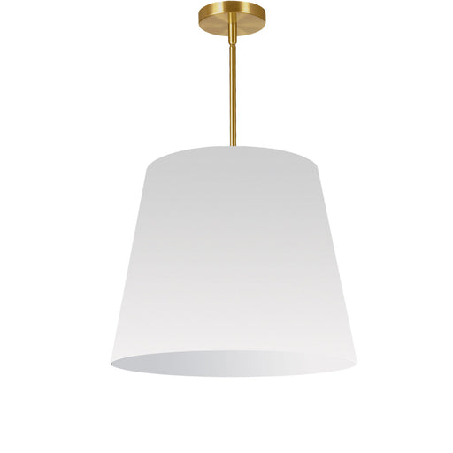 1lt Oversized Drum Pendant Medium, Wh Shade | ODR-M-790