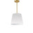 1lt Oversized Drum Pendant Small, Wh Shade | ODR-S-790